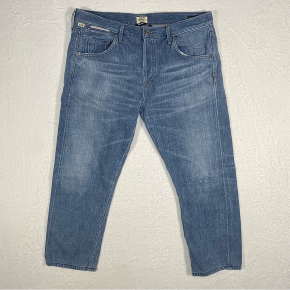 Citizens of‎ Humanity Emerson Crop Slim Boyfriend Size 30  Button Fly Preppy - Picture 1 of 15